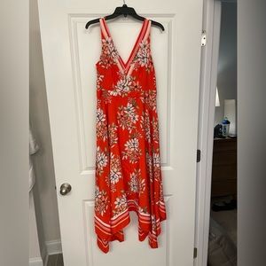 Vince Camuto Asymmetrical Midi Dress